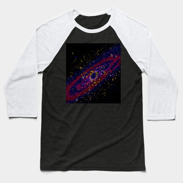 Black Panther Art - Glowing Edges 35 Baseball T-Shirt by The Black Panther